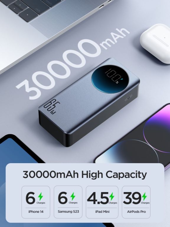 數顯65W行動電源30000mAh:圖片 4