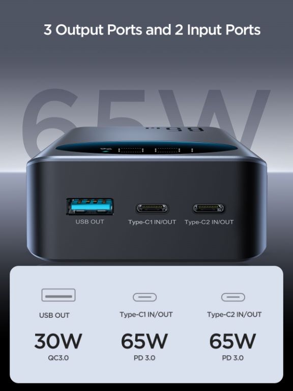數顯65W行動電源30000mAh:圖片 6